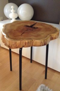 میز مبلمان چوبی روستایی 